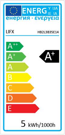 Energy Label Lifx Candle Colour (E14, 5 W, 1 x)