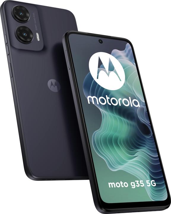 Produktbild Motorola Moto g35 5G 4-256Gb 6,72" 120Hz (256 GB, Midnight Black, 6.72", Dual SIM, 50 Mpx, 5G)
