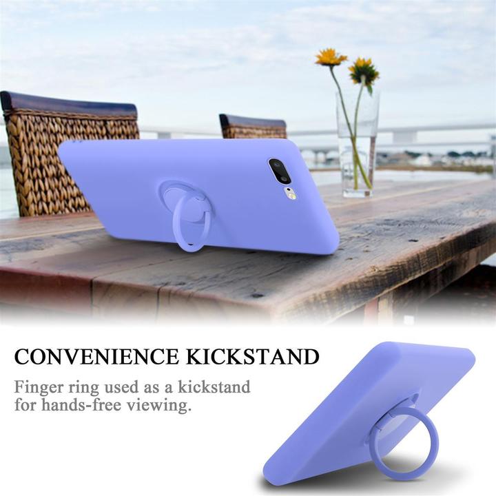 Actual product image Cadorabo TPU Liquid Ring Silicone Case Cover (Apple iPhone 7 Plus, Apple iPhone 7s Plus)
