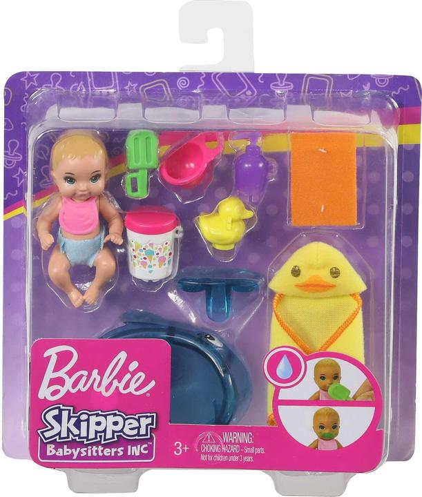 Productafbeelding Barbie Skipper Babysitters Inc. speelset met baby- of peuterpop en bijpassende accessoires