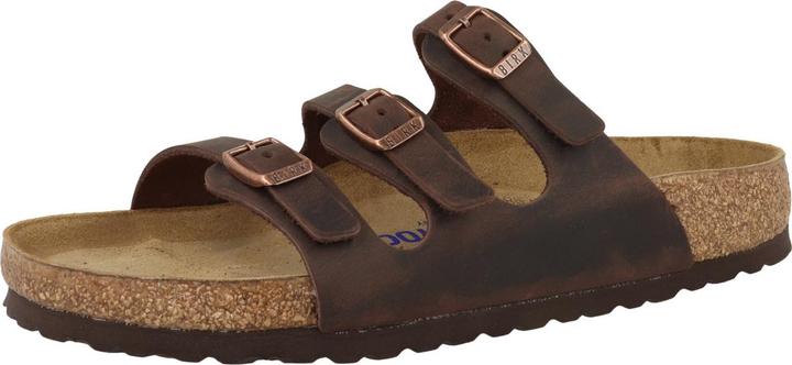 Actual product image Birkenstock Florida SFB oiled nubuck leather soft footbed normal - 66003 (42)