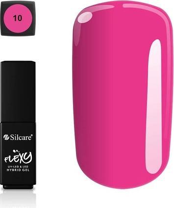 Silcare Flexy Hybrid Gel Hybrid Lacquer 10 4.5G (Rosa, Gel-Effekt Nagellack)