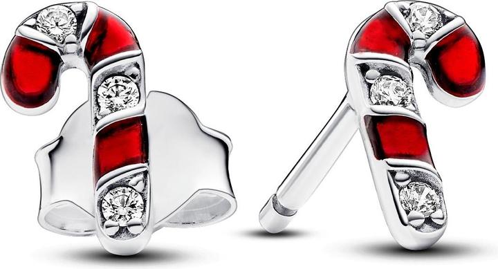 Produktbild Pandora Funkelnde Rote Zuckerstangen Ohrringe (Silber 925)