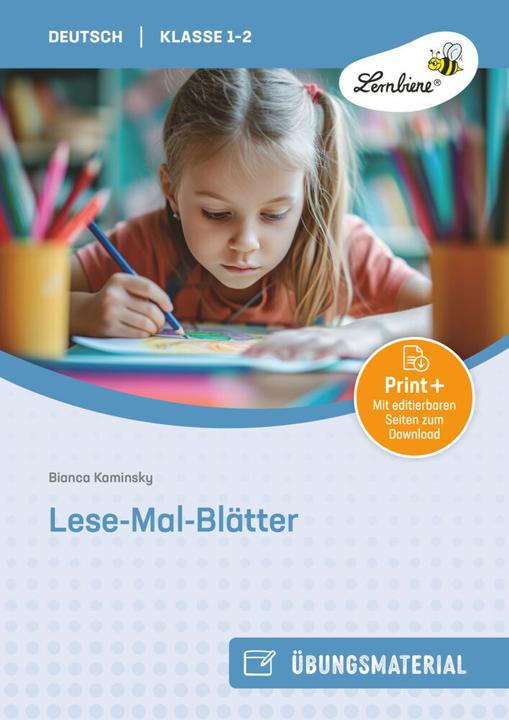 Actual product image Lese-Mal-Blätter. Grundschule, Deutsch, Klasse 1-2 (German, Bianca Kaminsky, 2024)