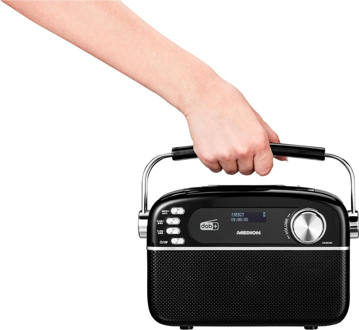 Actual product image Medion DAB+ Radio LIFE E66809 Black (DAB+, FM, Bluetooth)