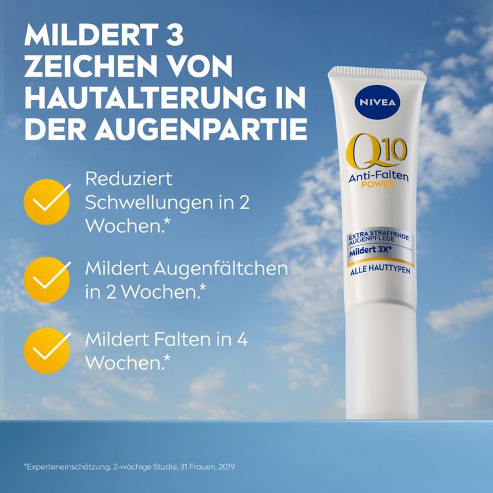 Produktbild NIVEA Q10 Power Anti-Falten Augencreme (Crème, 15 ml)
