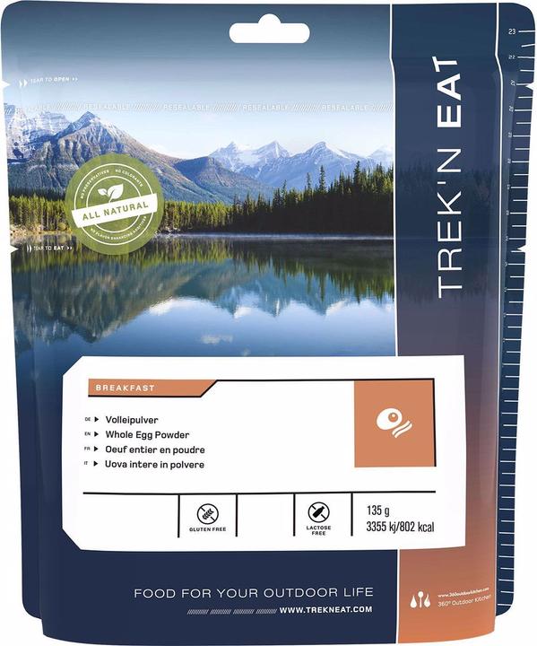 Image du produit Trek'n Eat Poudre d'oeufs entiers 10 oeufs (135 g, 1 pcs, 152 g)