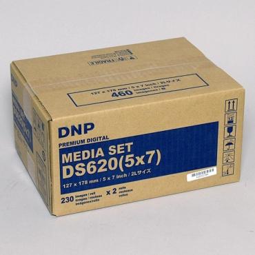 Actual product image DNP DS 620 Media Kit 13x18 cm 2x 230 sheets (13 x 18 cm, 460 x)