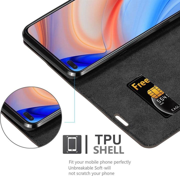Productafbeelding Cadorabo Boek Onzichtbare Magneethoes (Oppo Reno 4 Pro 5G)