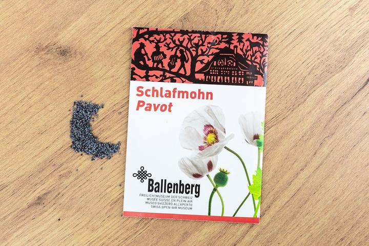 Image du produit Zollinger Bio Papaver/Pavot, Nuage blanc (édition Ballenberg)