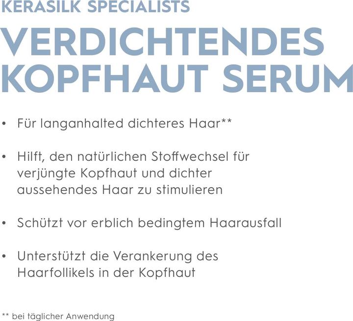 Nährwerte und Zutaten Kerasilk Verdichtendes Kopfhaut Serum (100 ml)