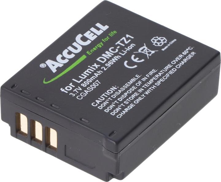 Actual product image Panasonic Akku CGA-S007,CGR-S007,DMW-BCD10 (Rechargeable battery)
