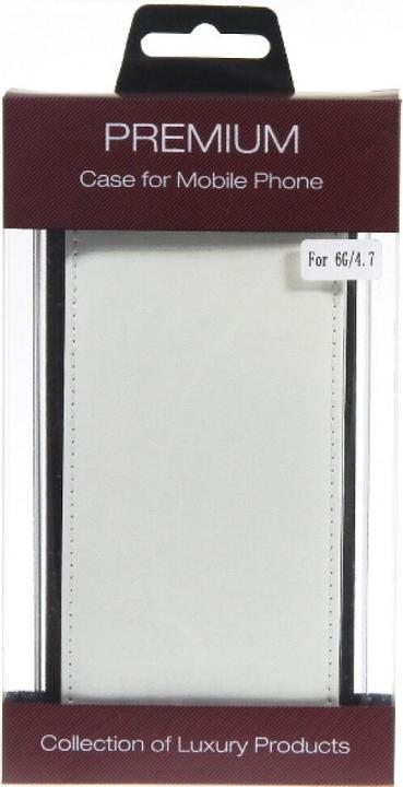 Image du produit OEM Étui à clapet en cuir fin pour iPhone 6, 6s - Blanc (Apple iPhone 6s, Apple iPhone 6)