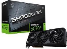 Image du produit MSI GeForce RTX 5070 Ti Shadow 3X OC (16 Go)