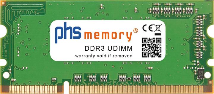 Produktbild PHS-memory 1GB RAM Speicher für HP LaserJet Managed MFP E52545 DDR3 UDIMM 800MHz