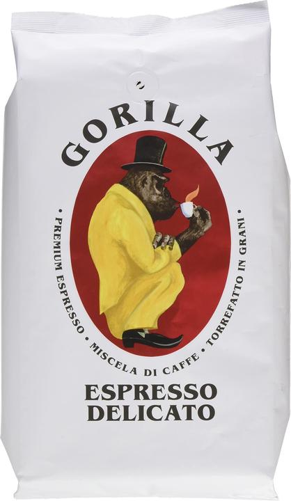 Gorilla Kaffee Espresso Delicato (1000 g, Dunkle Röstung)