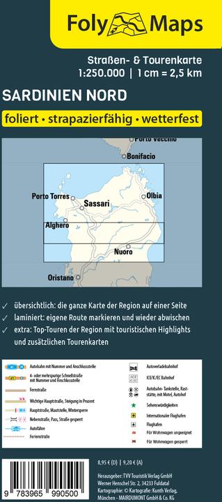 Actual product image FolyMaps Sardinia North
