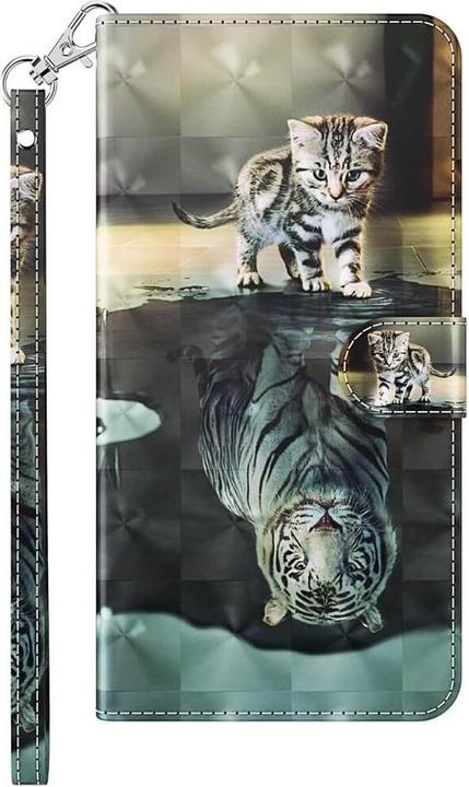 Immagine prodotto Cover-Discount Custodia per gatti con effetto glitter (Samsung Galaxy S24 Ultra)