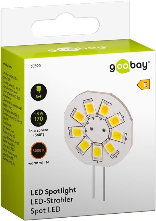 Actual product image Goobay LED Strahler (G4, 1.50 W, 150 lm, 1 x, E)