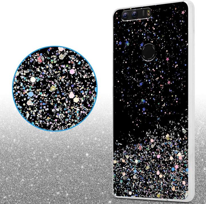 Actual product image Cadorabo TPU cover with glitter for Honor 8 / 8 PREMIUM (Fee 8 Premium)
