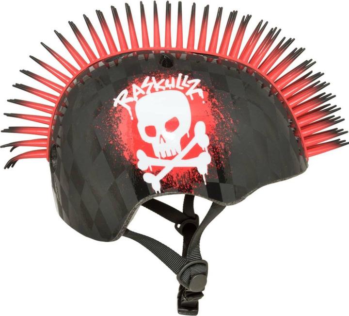 Produktbild C-Preme Unisex Jugend x Fahrradhelme, Totenkopf Hawk rot, S (50cm-54cm) (50 - 54 cm)