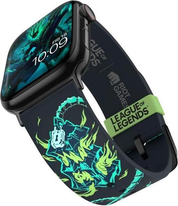 Produktbild Moby Fox League of Legends bracelet pour smartwatch Thresh (22 mm, Edelstahl, Silikon)