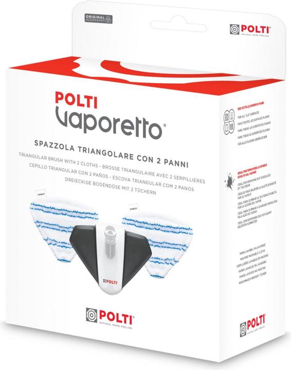 Actual product image Polti Steam nozzle with cloths 2 pieces