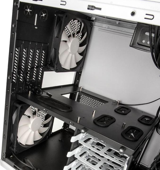 Actual product image Raijintek Aeneas white (mATX, Mini-ITX)