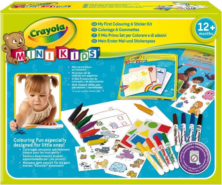 Produktbild Crayola Mini Kids - Farbe und Stickerset