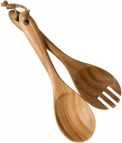 Image du produit Esmée 2-teiliges Salatbesteck aus Akazienholz, 26 x 7 cm (Serveurs à salade)