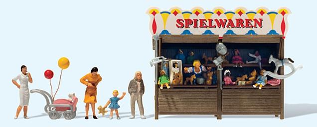 Produktbild Kirmes Verkaufsbude Spielwaren H0