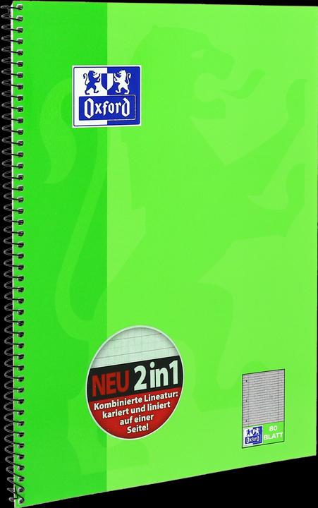 Produktbild Oxford Collegeblock (A4+, Kariert, Liniert, Weicher Einband)