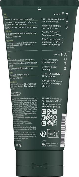 Valori nutrizionali e ingredienti Lavera 521003581 (200 ml)