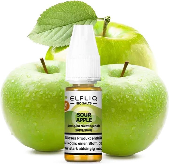 Produktbild Elfbar ELFLIQ, Sour Apple 20mg (Apfel)