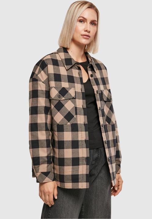 Actual product image Urban Classics Ladies Flannel Padded Overshirt - 10962 (M)
