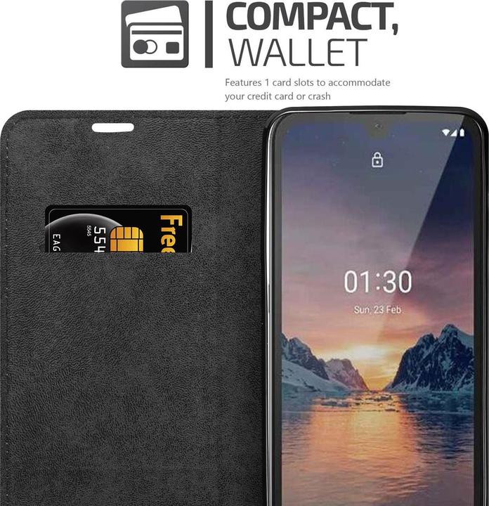 Productafbeelding Cadorabo Boek Onzichtbare Magneethoes (Nokia 1.3)