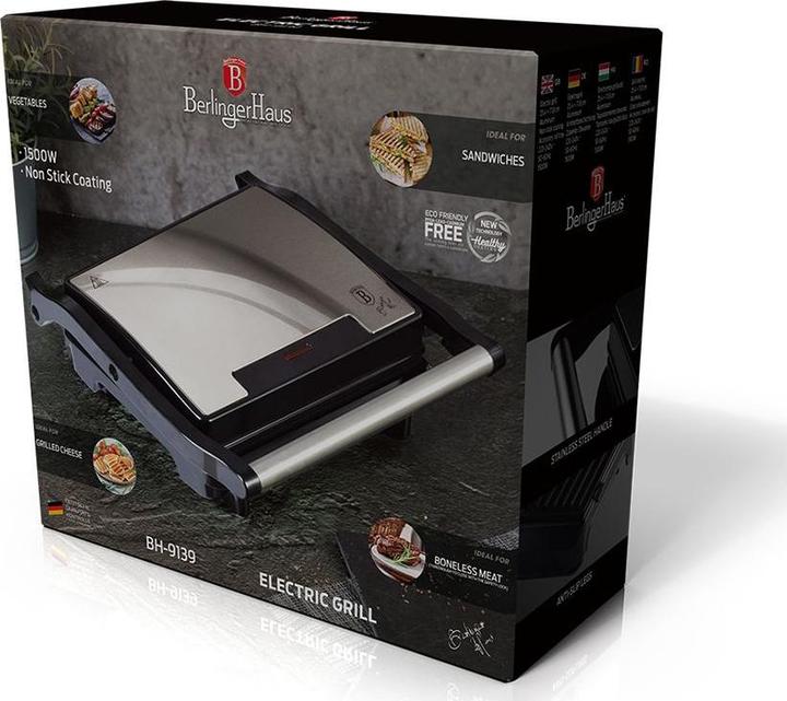 Actual product image BerlingerHaus Electric grill Black Royal Collection