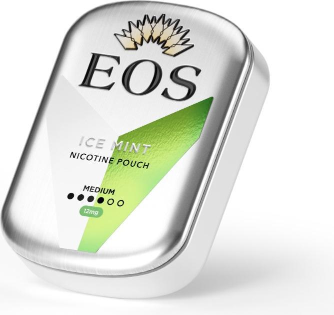 Actual product image Empire of Snus EOS - All White Medium - Mint (Nicotine Pouches, 12 mg)