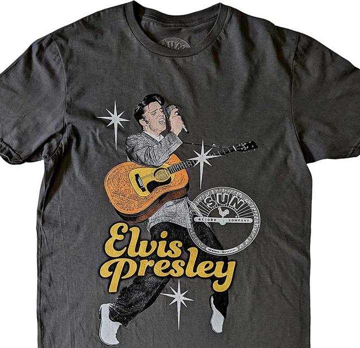 Actual product image Elvis Unisex Adult Toes Sun Records T-Shirt (S)