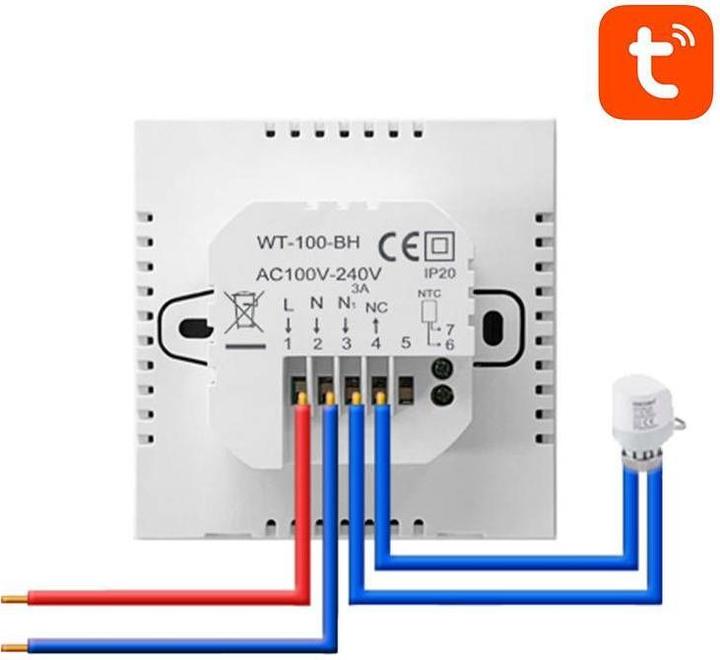 Image du produit Avatto Smart Water Heating Thermostat ZWT100 3A Zigbee Tuya