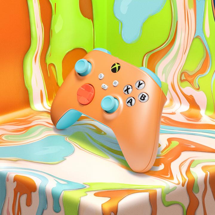 Produktbild Microsoft Xbox Wireless Controller - Sunkissed Vibes OPI (Special Edition) (Xbox Series X, Xbox Series S, Xbox One X, Xbox One S, PC)
