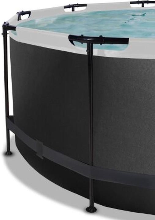 Produktbild Exit Rahmen-Pool rund 360x122 cm mit Sandfilterpumpe (Ø 360 x 122 cm)