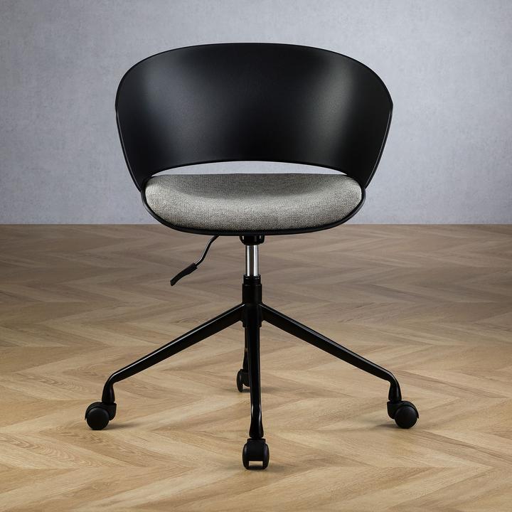 Image du produit IDIMEX Siège de travail DAGMA avec roulettes - noir