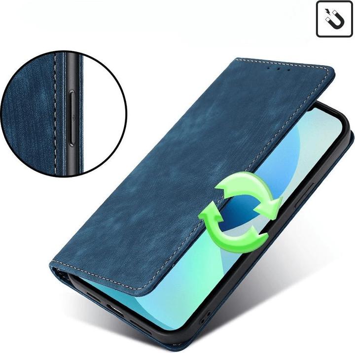 Actual product image Cover-Discount Nokia C32 - Case with RFID Blocker blue (Nokia C32)