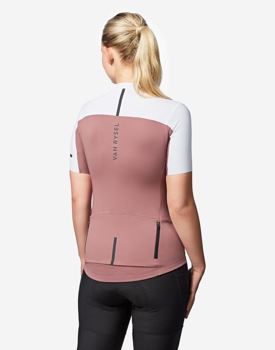 Produktbild Van rysel Women's fitted short-sleeved EDR 2 road bike jersey - pink (XS)