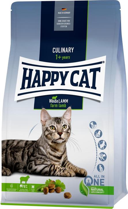 Produktbild Happy Cat Trockenfutter Supreme Culinary Weide-Lamm, 1.3 kg (Adult, 1300 g)