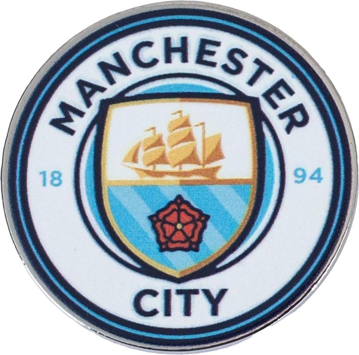 Produktbild Manchester City FC Wappen Abzeichen Club Metall Gummi Legierung