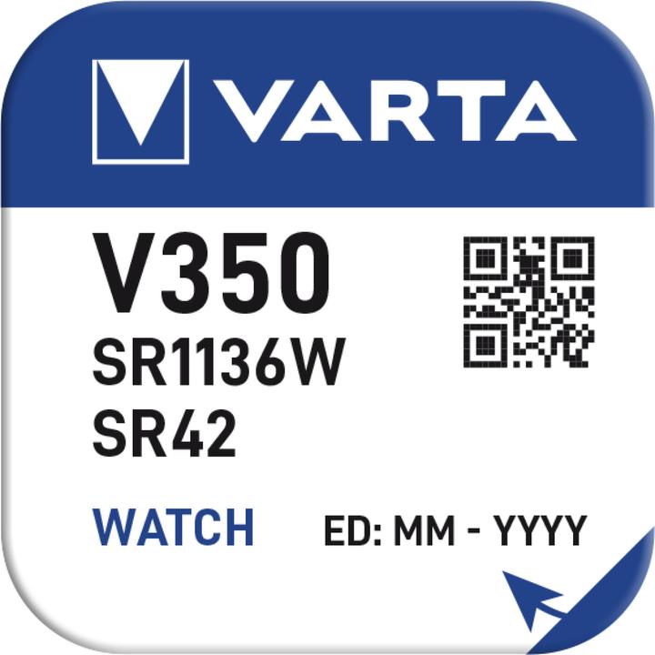 Actual product image Varta V 350 - battery SR42 - silver oxide - 100 (1 pcs., SR42, 100 mAh)