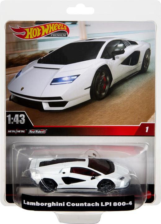 Productafbeelding Hot Wheels Premium 1:43 schaal Lamborghini Countach LPI 800-4