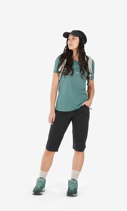 Actual product image Quechua Women's short-sleeved hiking shirt - MH500 (XXL)